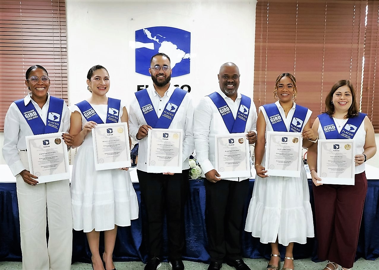 FLACSO RD gradúa primera cohorte de especialistas en Gestión Riesgo de Desastres