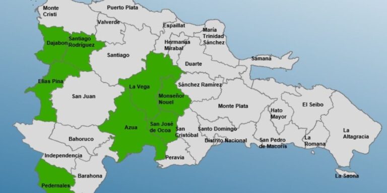 COE amplía alerta verde en ocho provincias por posibles inundaciones y crecidas de ríos 11 | Noticias de hoy en República Dominicana COE amplía alerta verde en ocho provincias por posibles inundaciones y crecidas de ríos