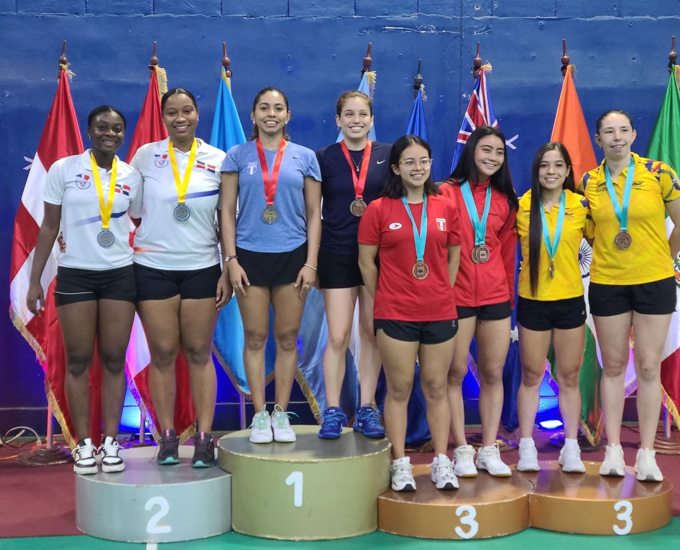 Bádminton dominicano logra plata y bronce en el Guatemala Future Series 2025