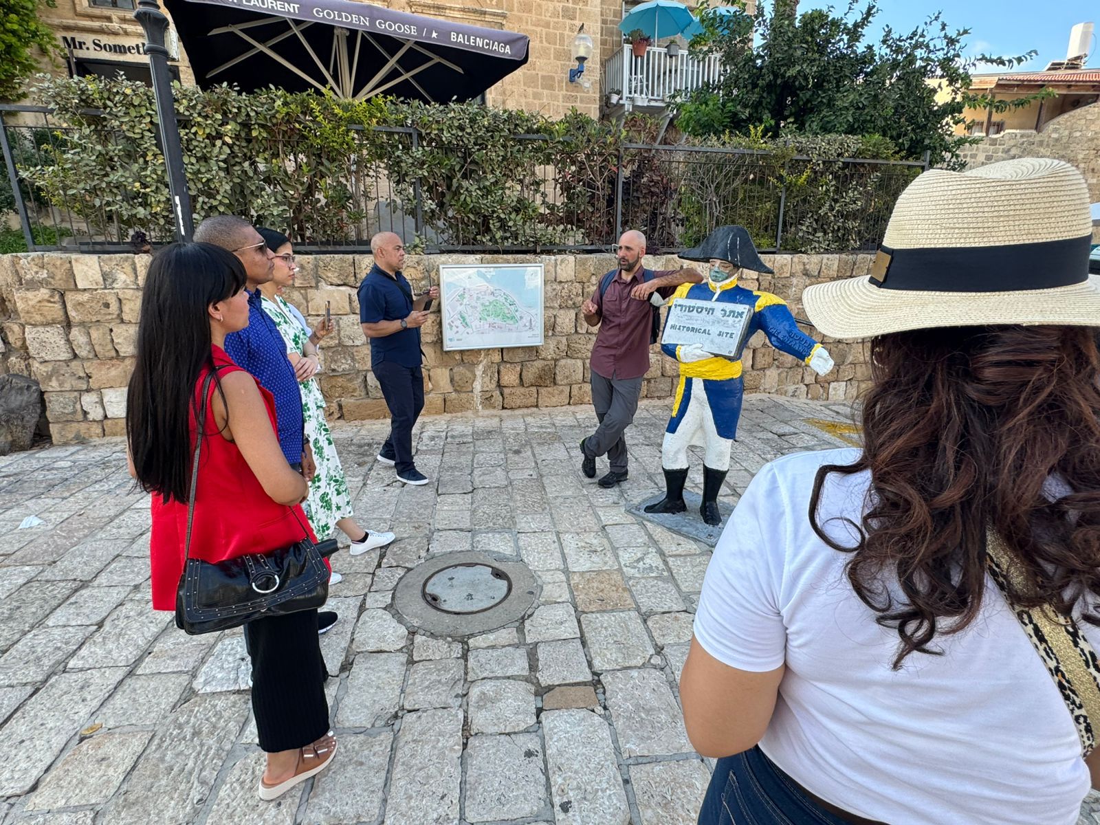 Periodistas dominicanos recorren Jaffa, ciudad histórica y bíblica de Israel
