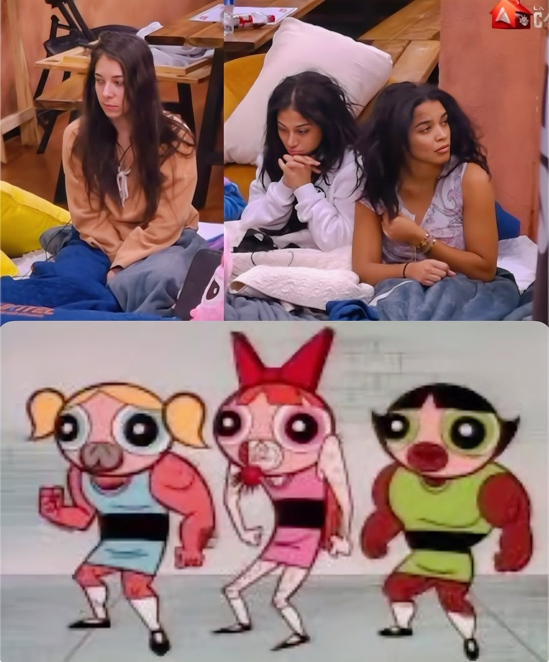 Foto de La Gigi, Crusita y Karola recién levantadas se convierte en meme viral