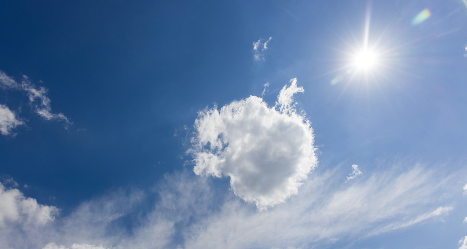 Este miércoles existirá un cielo mayormente soleado con algunos chubascos locales