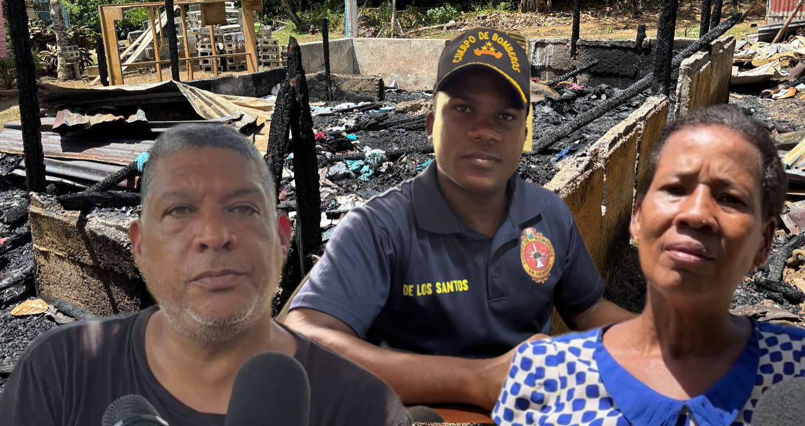 Al menos dos familias lo pierden todo tras incendios en Los Botados