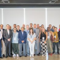 Delegación de empresarios estadounidenses junto a funcionarios del MICM.
