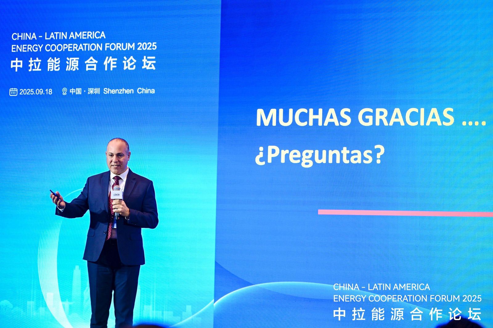 José Balaguer expone los retos del sistema eléctrico dominicano en el Foro de Cooperación Energética China–América Latina 2025