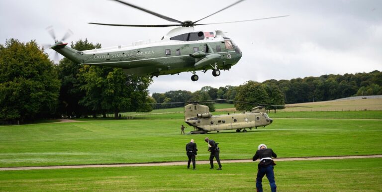 Helicóptero con Donald y Melania Trump a bordo sufre un fallo en pleno vuelo