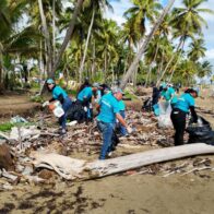 Edenorte recolecta más de 2,600 libras de desechos en jornada de limpieza en Playa Boca de Nagua