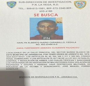 Policía Nacional captura en Jarabacoa a prófugo acusado de asociación de malhechores, uso de armas y otros delitos