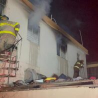 Incendio destruye segundo nivel de vivienda en Santiago Oeste y deja a tres personas en la intemperie
