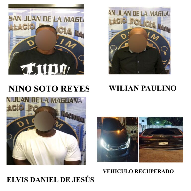 PN recupera en San Juan jeepeta robada en Los Frailes II, y apresa tres hombres cuando intentaban llevarla hacia la frontera 5 | Noticias de hoy en República Dominicana PN recupera en San Juan jeepeta robada en sector Los Frailes II, y apresa tres hombres cuando intentaban llevarla hacia la frontera