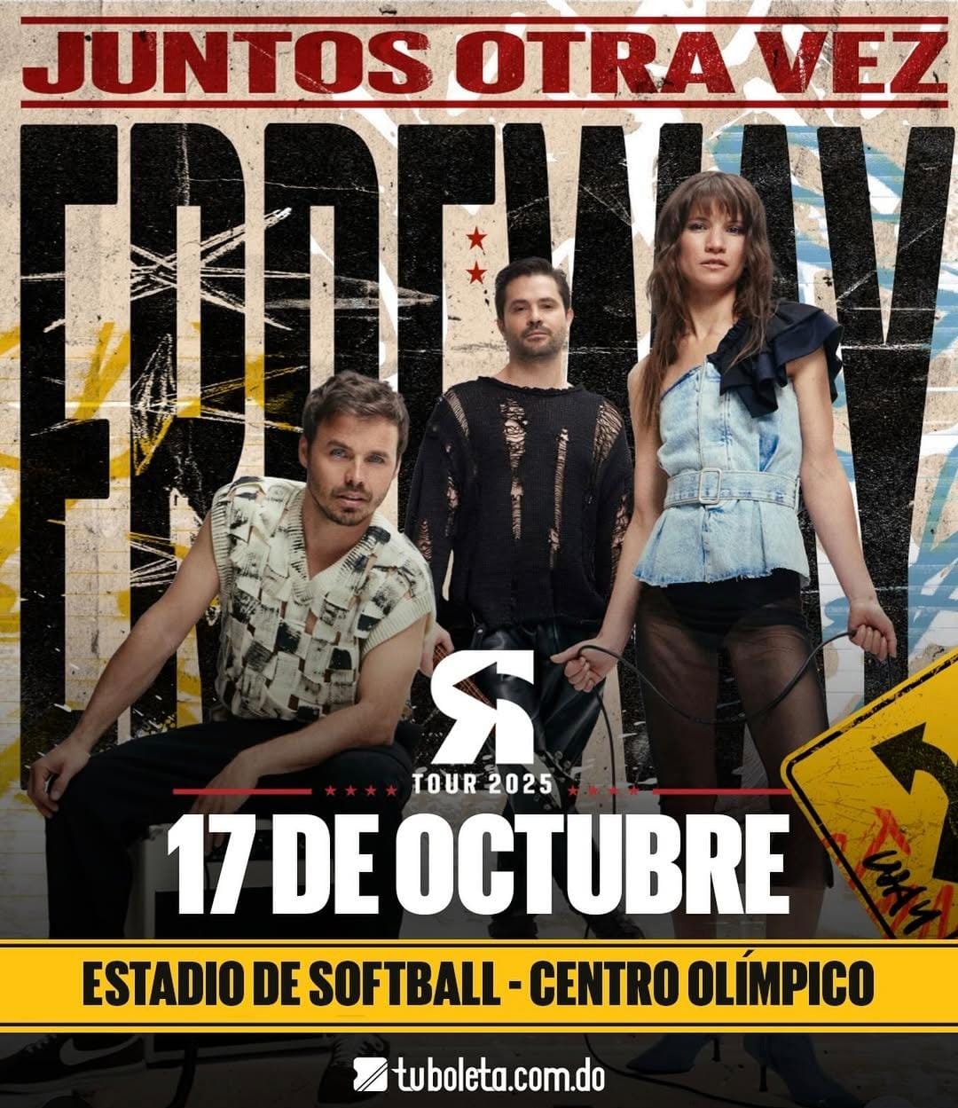Erreway reubica su concierto en Santo Domingo: ahora será en el Estadio de Softball del Centro Olímpico