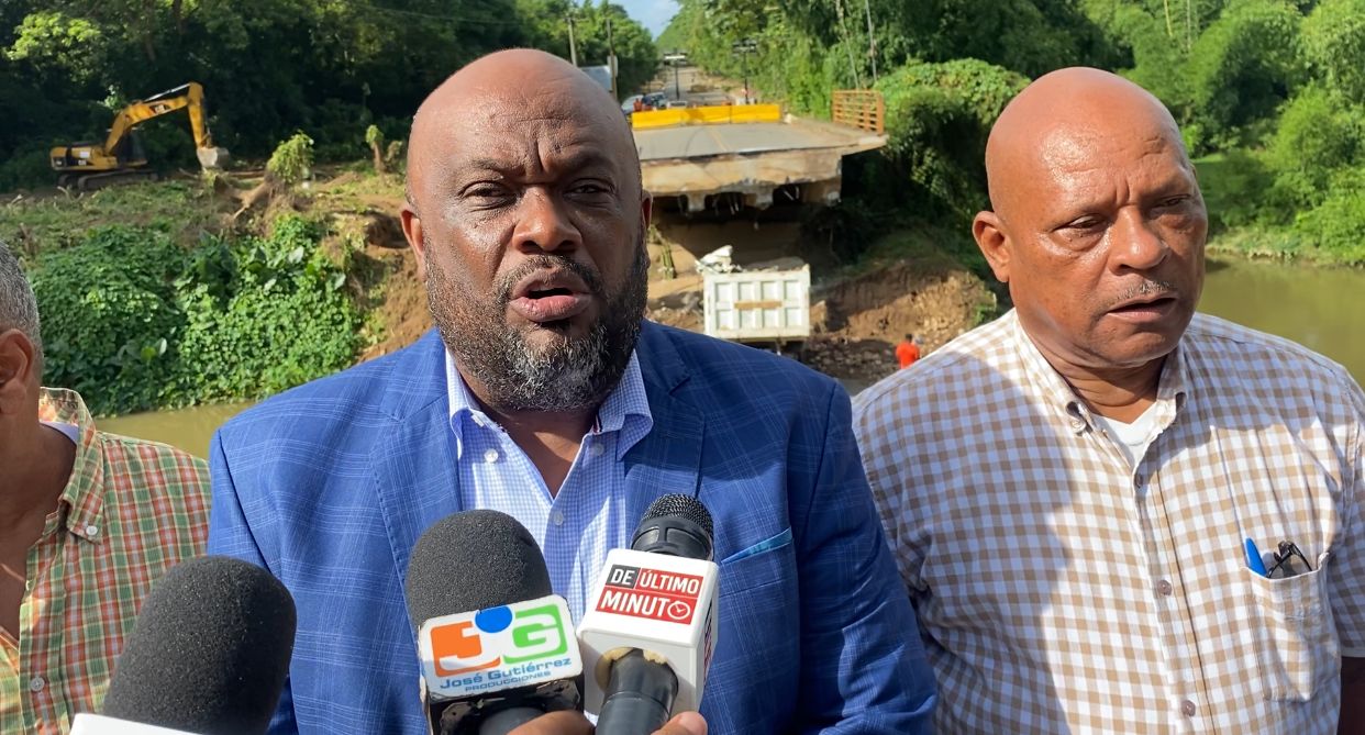 Anderson de los Santos afirma Gobierno actuó con urgencia tras colapso de puente en Don Juan