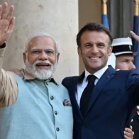 Emmanuel Macron y Narendra Modi coincidieron en la necesidad de lograr “una paz justa y duradera en Ucrania”
