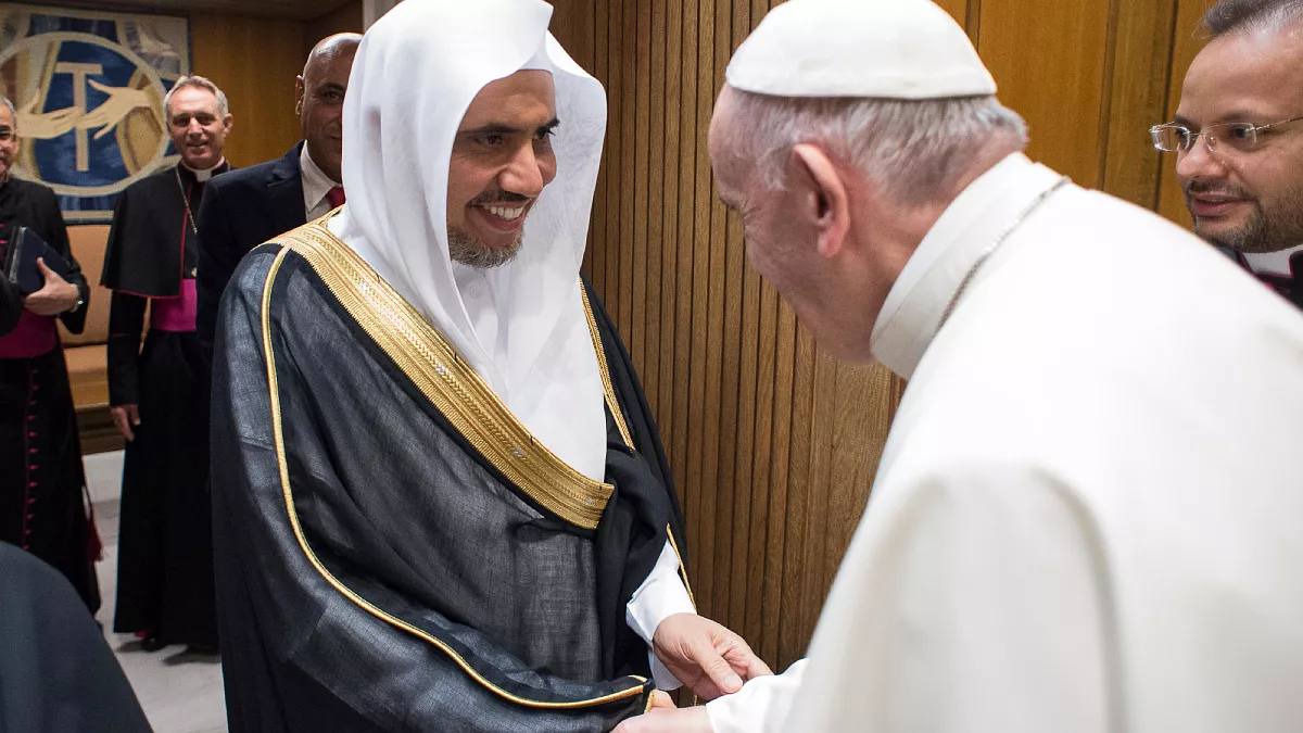 Líderes religiosos internacionales y la Liga del Mundo Islámico apoyan la solución de dos estados