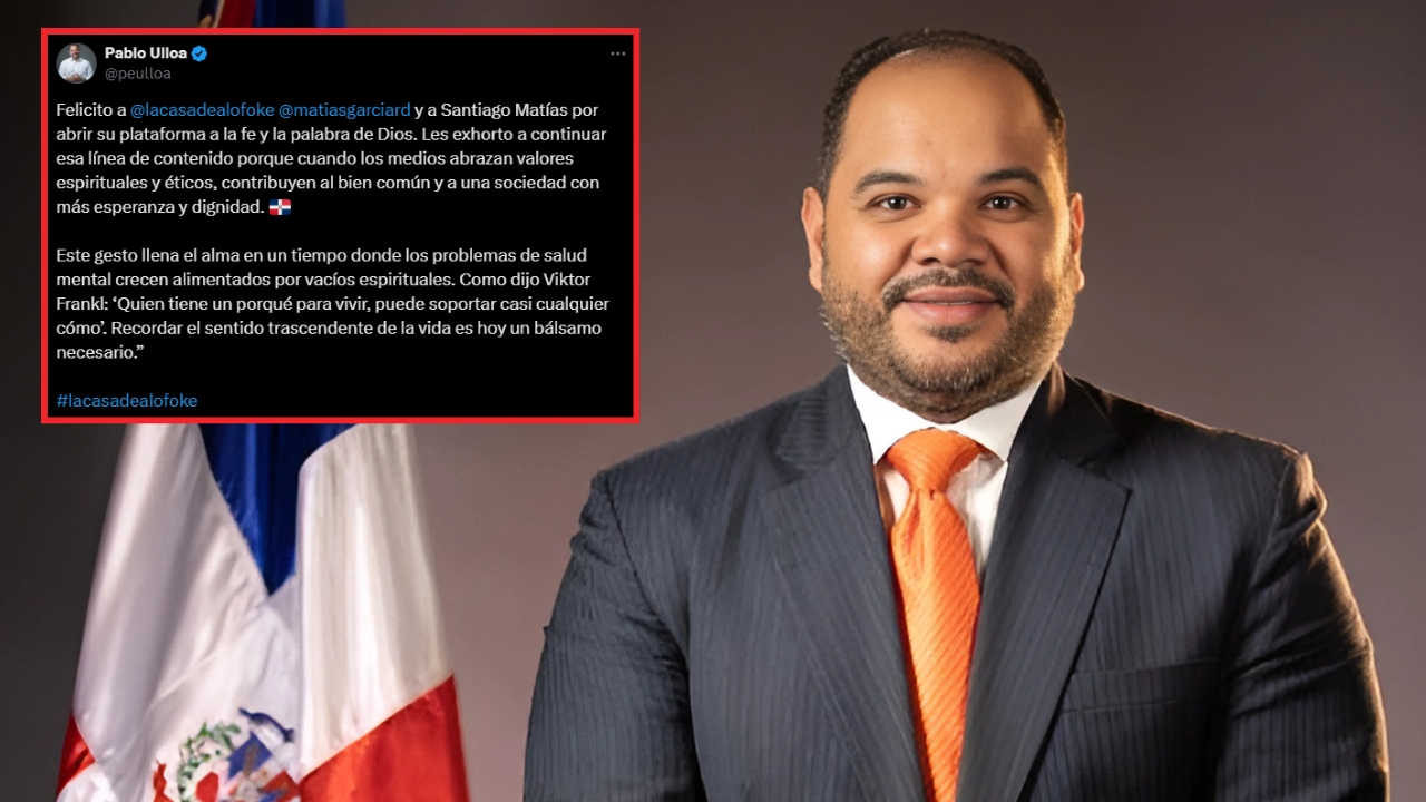 Defensor del Pueblo felicita a Santiago Matias por abrir espacio a la fe en La Casa de Alofoke