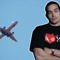 ¡La vida no es fácil Giuseppe! El modelo fue afectado por apagón en el AILA mientras regresaba al país