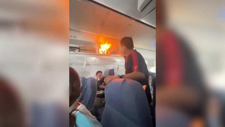 Vuelo de Air China realiza aterrizaje de emergencia tras explosión de batería de litio en pleno vuelo