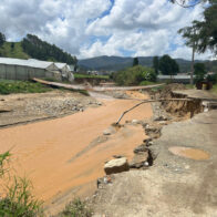 Se registran daños agrícolas y en infraestructuras viales en Tireo Abajo por fuertes lluvias