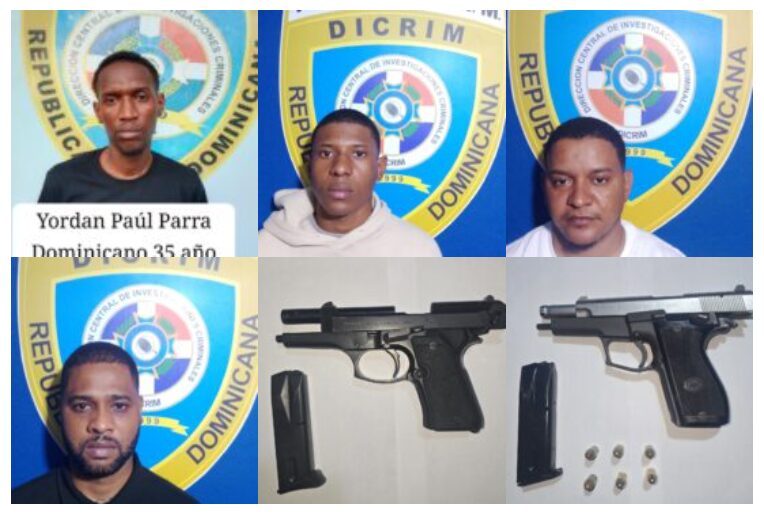 Policía Nacional apresa a cuatro hombres implicados en homicidio ocurrido en el municipio de Quisqueya, SPM