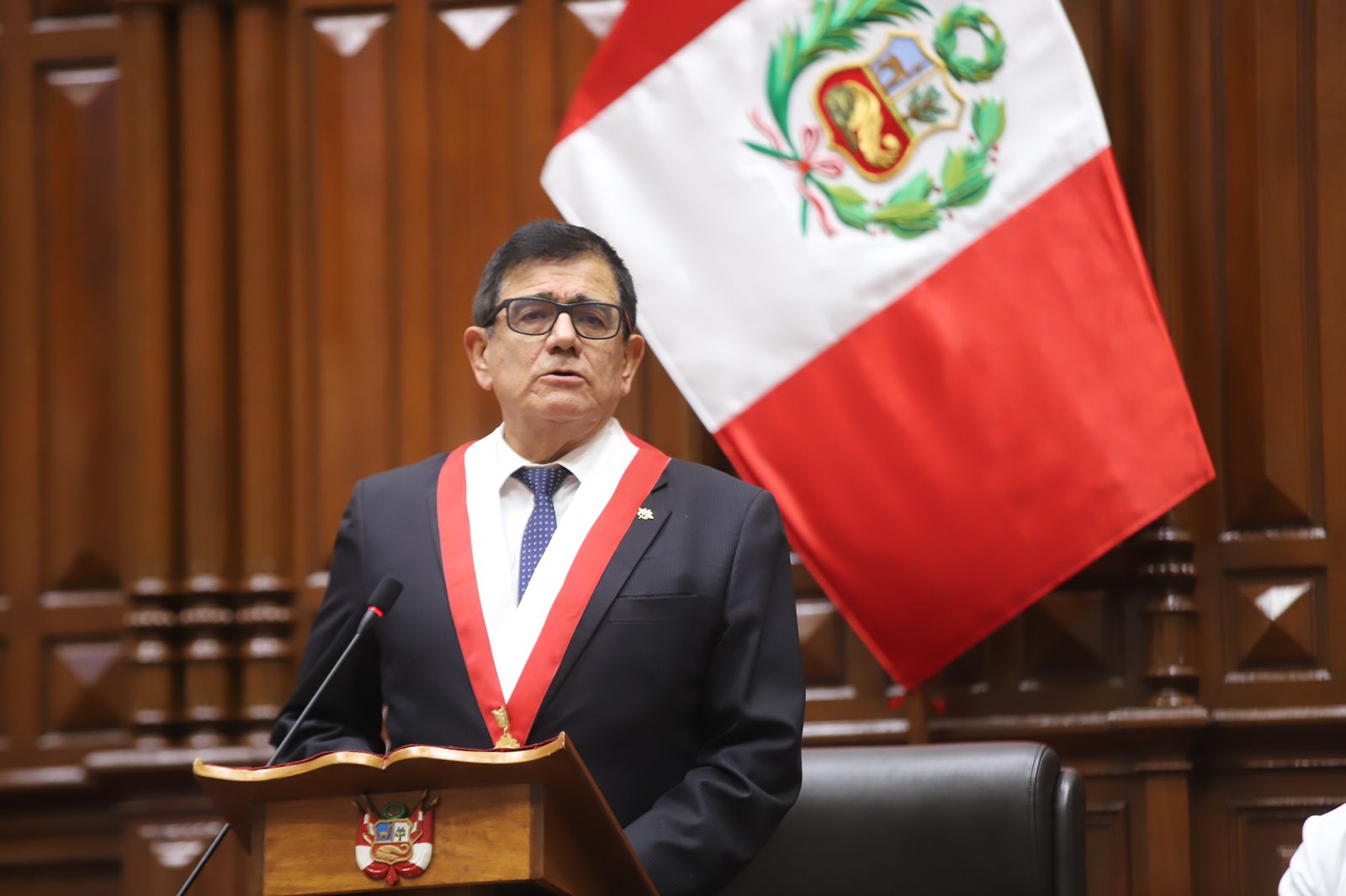El presidente del Congreso de Perú llama terrorista a fallecido en protestas