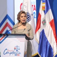 María Elena Vásquez Taveras durante la rendición de cuentas