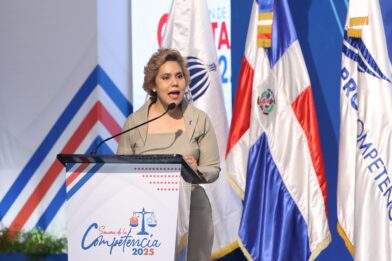 María Elena Vásquez Taveras durante la rendición de cuentas