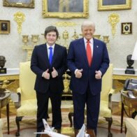 Trump recibe con elogios a Milei en la Casa Blanca: Es "un gran líder"