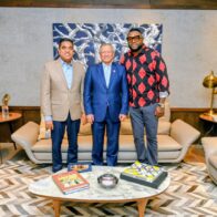 Leonardo Aguilera se reúne con David Ortiz y Kelvin Cruz; Banreservas reafirma su compromiso con el deporte dominicano