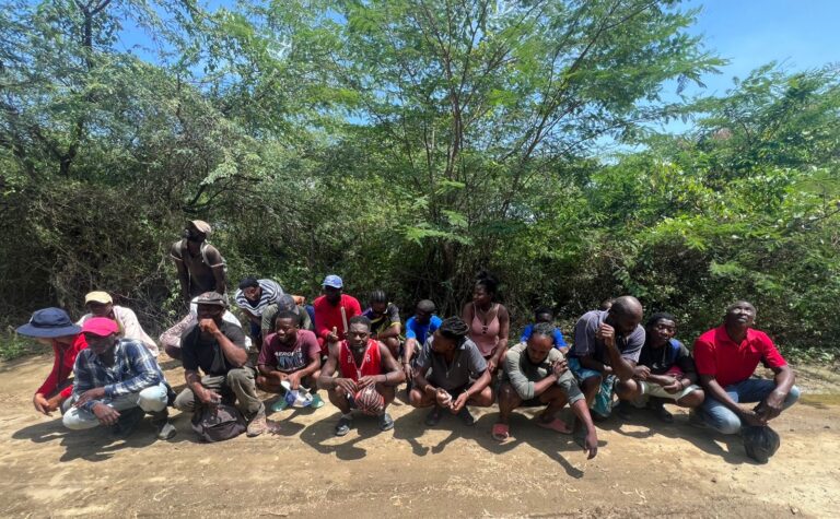 Ejército detecta con drones grupo de 22 extranjeros indocumentados que se ocultaban en bosques de Palo Verde, Montecristi