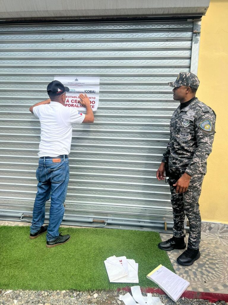 Cierran el establecimiento “Andy Bar” en Villa Tapia por presencia de menores durante operativo 2.0