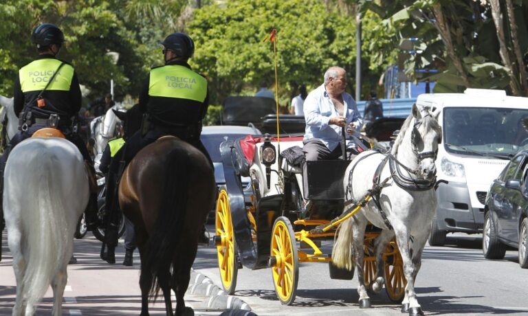 La ciudad española de Málaga elimina los paseos turísticos en coche de caballos
