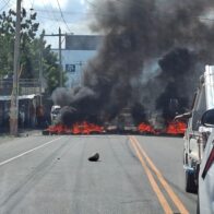 En el Cibao realizan huelga con neumáticos encendidos en demanda del cese de apagones