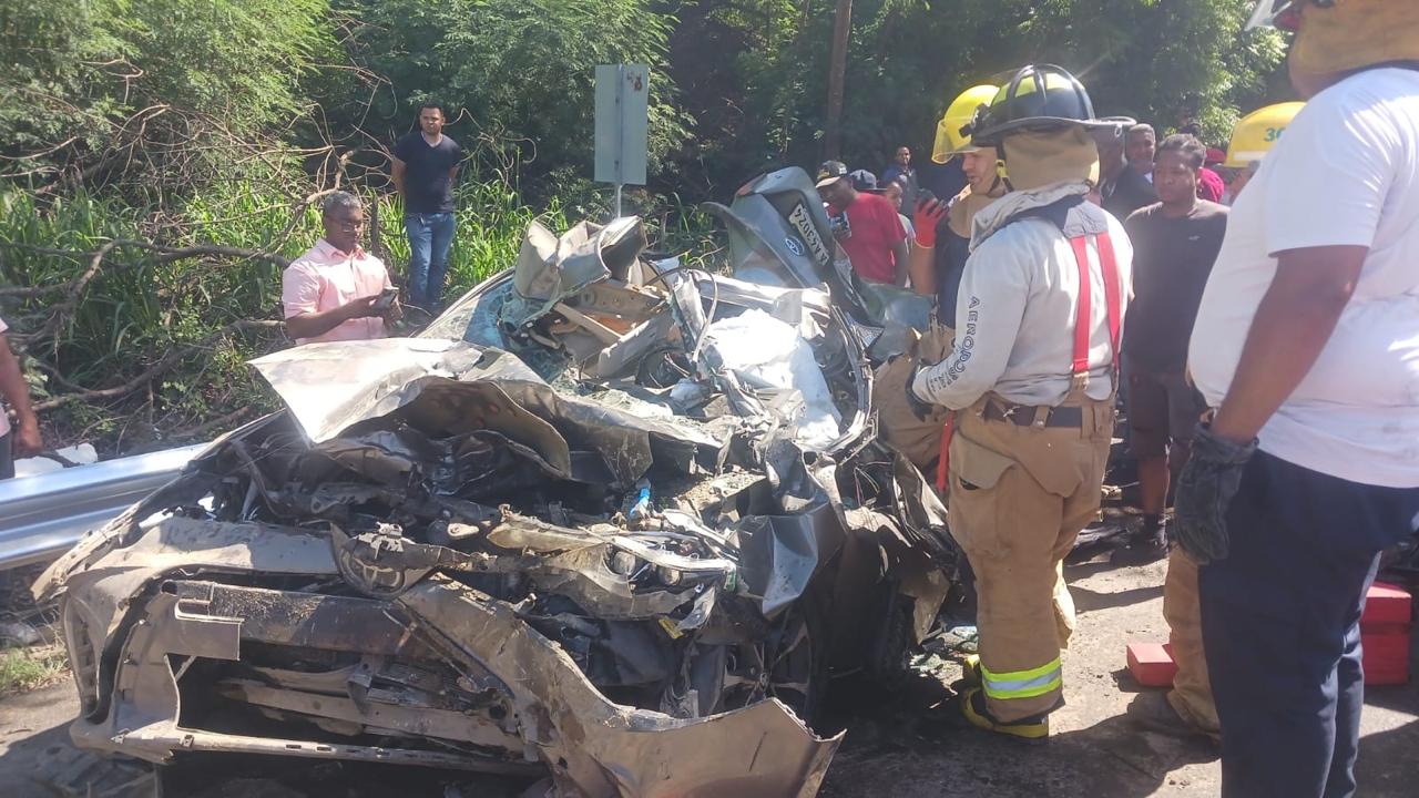 Muere representante de ventas en accidente de tránsito en la autopista Joaquín Balaguer