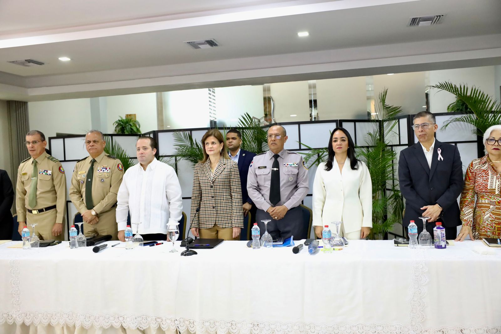 Raquel Peña evalúa avances y nuevas estrategias en reunión de seguimiento al Plan de Seguridad Ciudadana