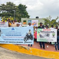 Jóvenes de Yamasá se movilizan para frenar las tragedias viales