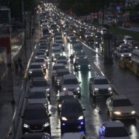 Tormenta Melissa provoca caos en el tránsito del Gran Santo Domingo
