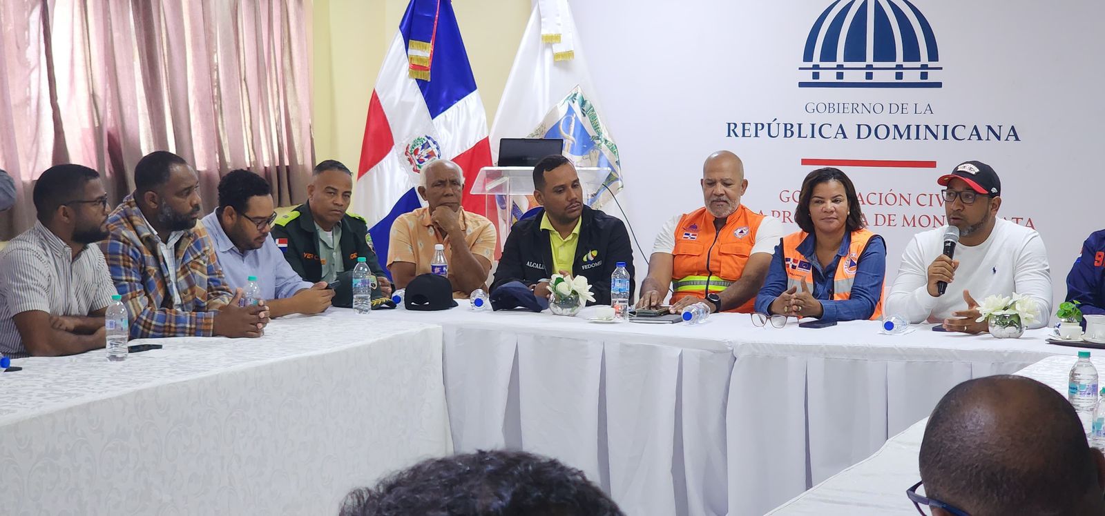 Autoridades de Monte Plata activan su Comité de Prevención ante los efectos de la tormenta tropical Melissa