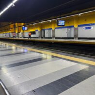 Estaciones del Metro lucen desoladas ante el paso de la tormenta tropical Melissa