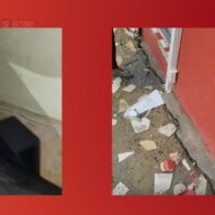 Reportan paredes y pisos agrietados de varias viviendas en Los Mina tras paso de tormenta Melissa
