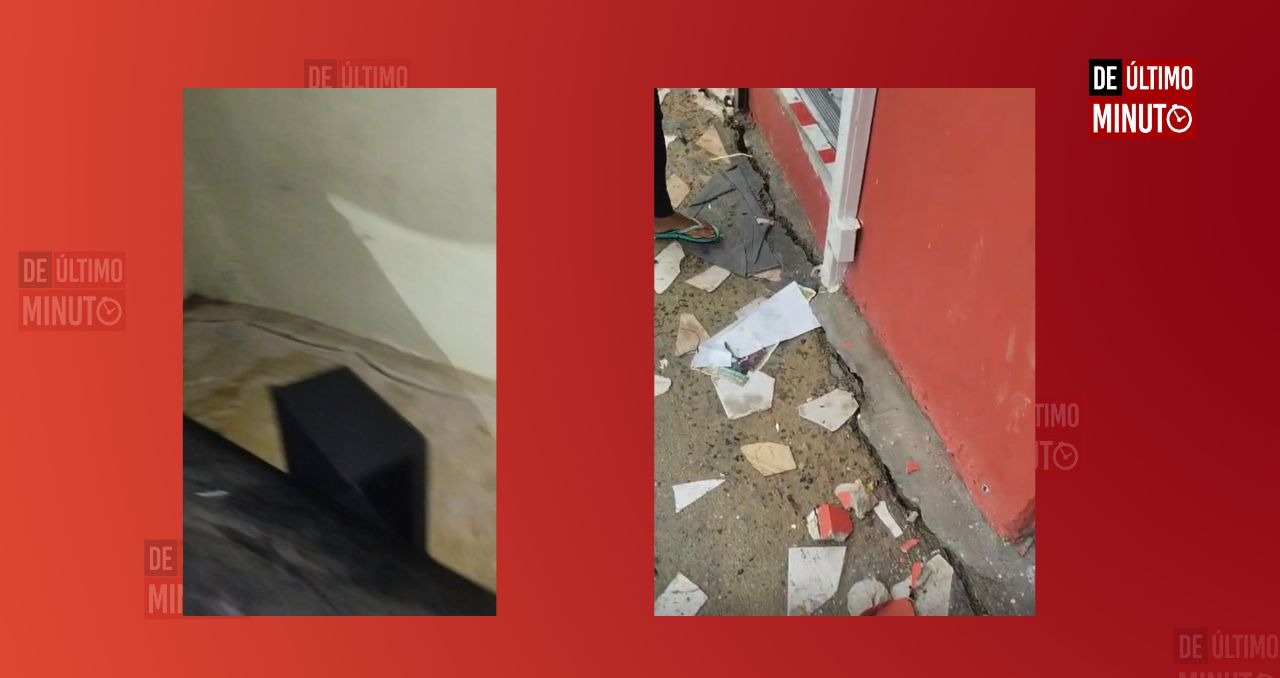 Reportan paredes y pisos agrietados de varias viviendas en Los Mina tras paso de tormenta Melissa