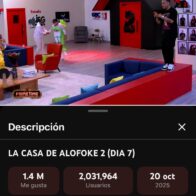 La Casa de Alofoke 2 supera los 2 millones de dispositivos conectados en su séptimo día