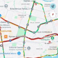 Tránsito colapsa en el Distrito Nacional: principales avenidas intransitables por fuerte taponamiento vehicular
