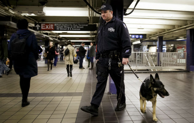 antiterroristas para el metro de Nueva York