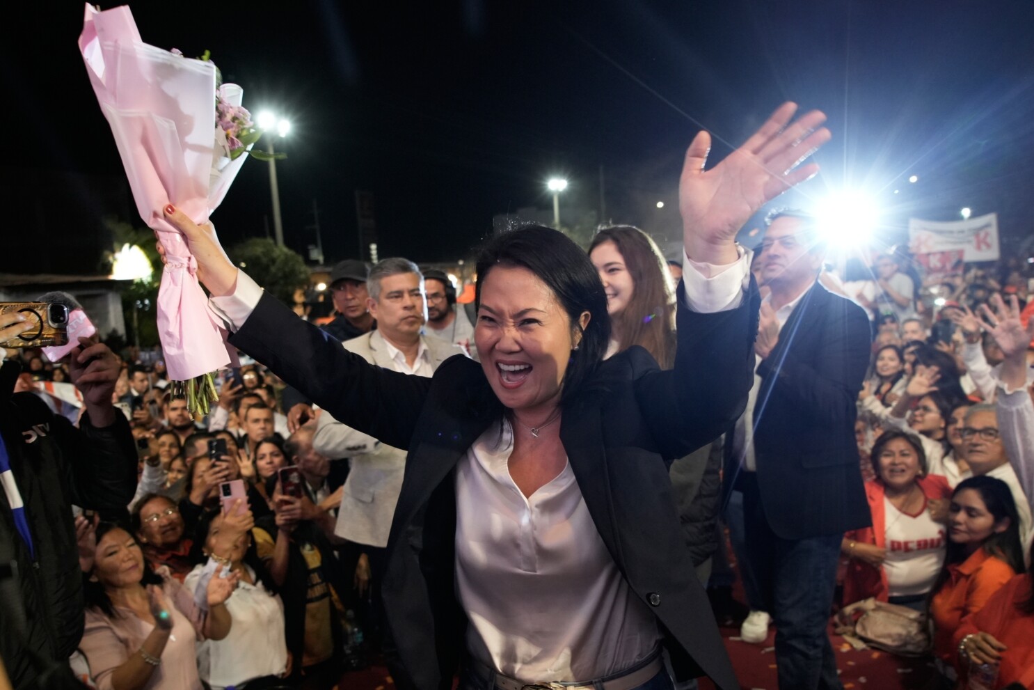 Keiko Fujimori anuncia su candidatura presidencial por cuarta vez en Perú