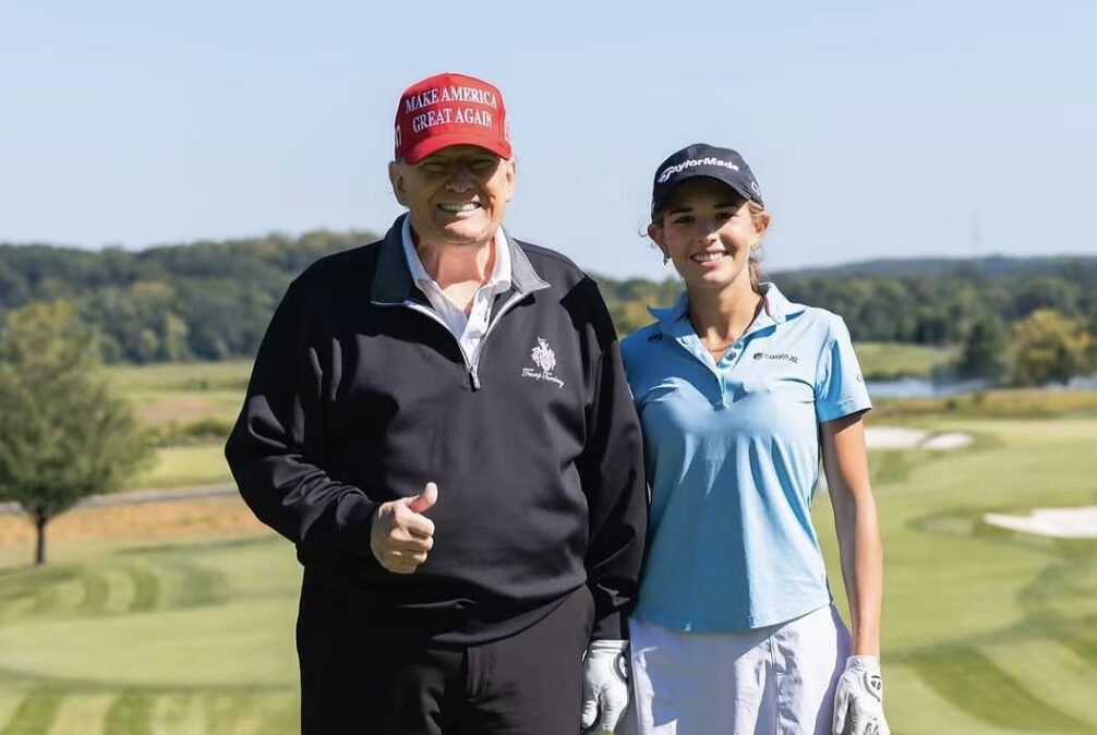Nieta de Trump debutará en competición profesional de golf en Florida
