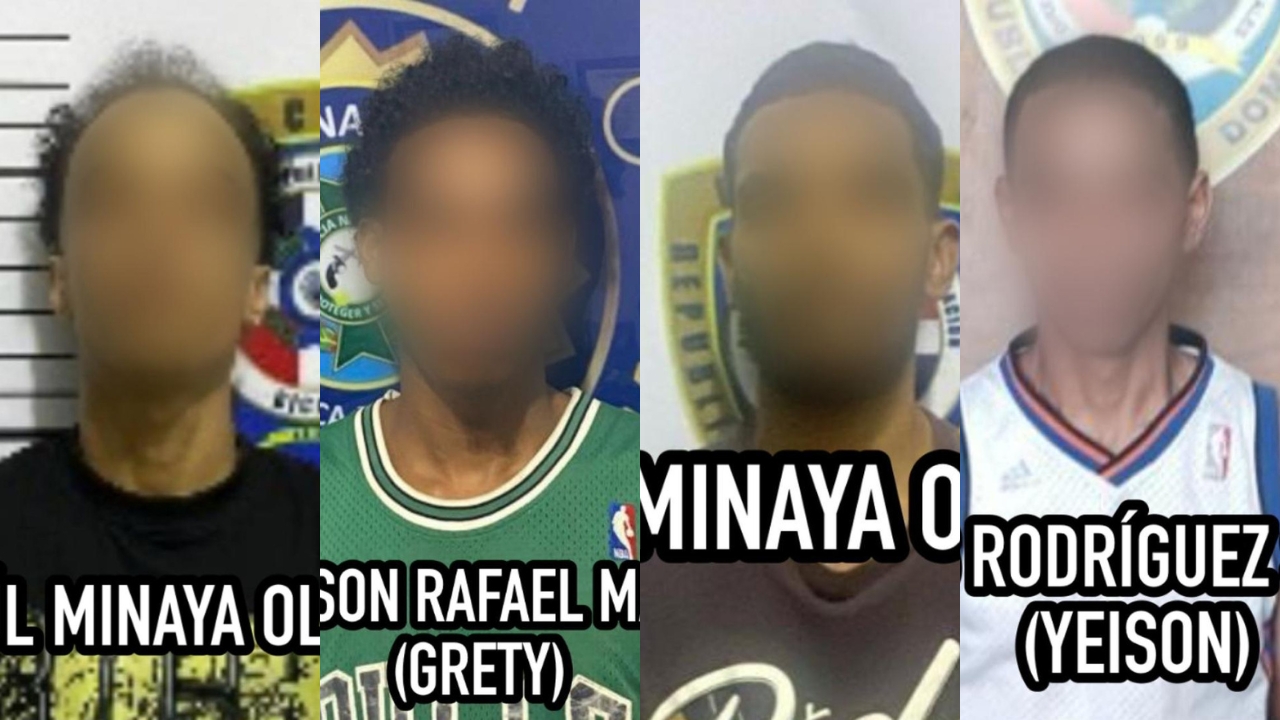 Policia Nacional apresa a “Grety,” “Cris”, “Yeison” y “Olguín” acusados de robos en Santiago