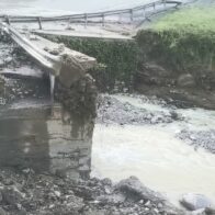 Fuertes lluvias obstruyen nuevamente el paso del Distrito Municipal La Siembra, Padre Las Casas