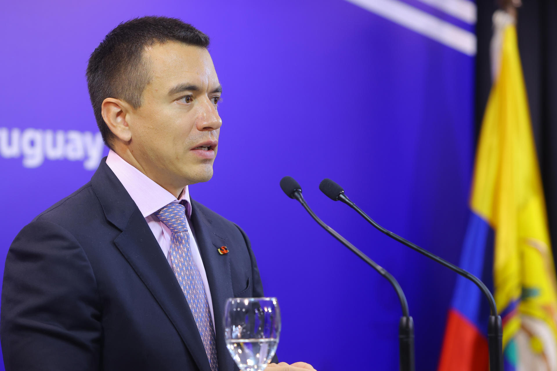 El presidente de Ecuador destaca la bajada del índice riesgo país durante su Administración