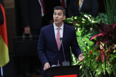 Presidente de Paraguay recibe credenciales de embajadores de Uruguay, Portugal y Bélgica