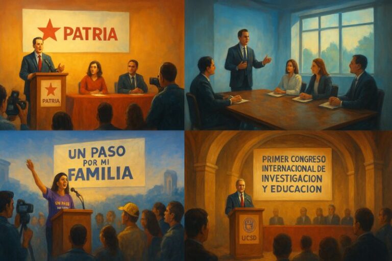 Agenda del día: jueves 13 de noviembre de 2025